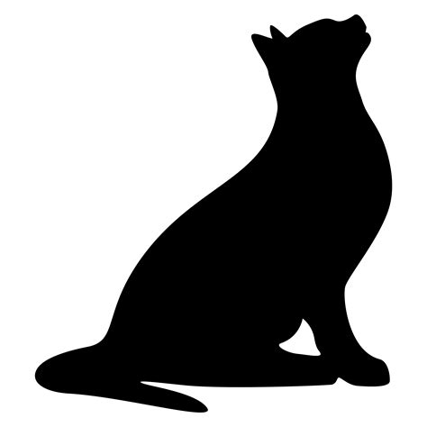 cat silhouette images